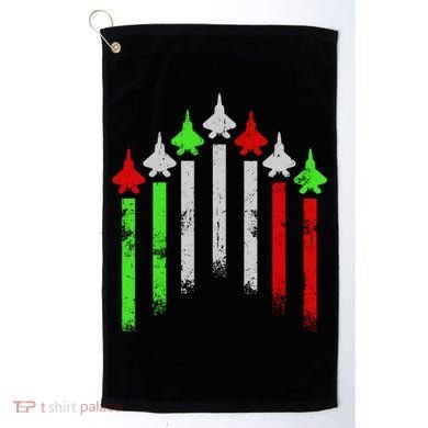 Italian Flag Airplanes Golf Towel