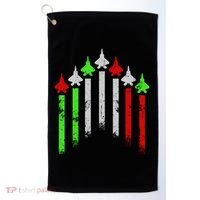 Italian Flag Airplanes Golf Towel thumb 0