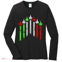 Italian Flag Airplanes Women's Long Sleeve Shirt thumb 0