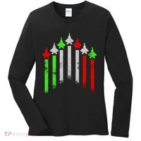 Italian Flag Airplanes Women's Long Sleeve Shirt thumb 0