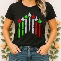 Italian Flag Airplanes Women's T-Shirt thumb 2