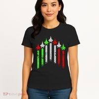 Italian Flag Airplanes Women's T-Shirt thumb 4