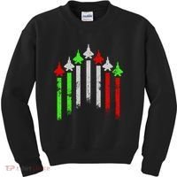 Italian Flag Airplanes Kids Sweatshirt thumb 0