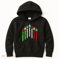 Italian Flag Airplanes Kids Hoodie thumb 0