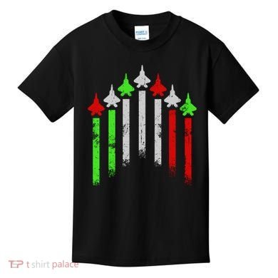 Italian Flag Airplanes Kids T-Shirt