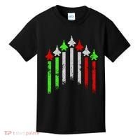 Italian Flag Airplanes Kids T-Shirt thumb 0