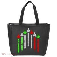 Italian Flag Airplanes Tote Bag thumb 0