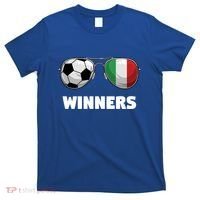 Italia Forza Azzuri Soccer Italian Flag Sunglasses Winners Gift T-Shirt thumb 0