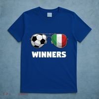Italia Forza Azzuri Soccer Italian Flag Sunglasses Winners Gift T-Shirt thumb 5