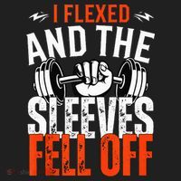 I Flexed and The Sleeves Fell Off Fun Sleeveless Gym Workout Women's Sweatshirt thumb 2