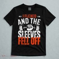 I Flexed and The Sleeves Fell Off Fun Sleeveless Gym Workout T-Shirt thumb 5