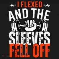 I Flexed and The Sleeves Fell Off Fun Sleeveless Gym Workout Mousepad thumb 1
