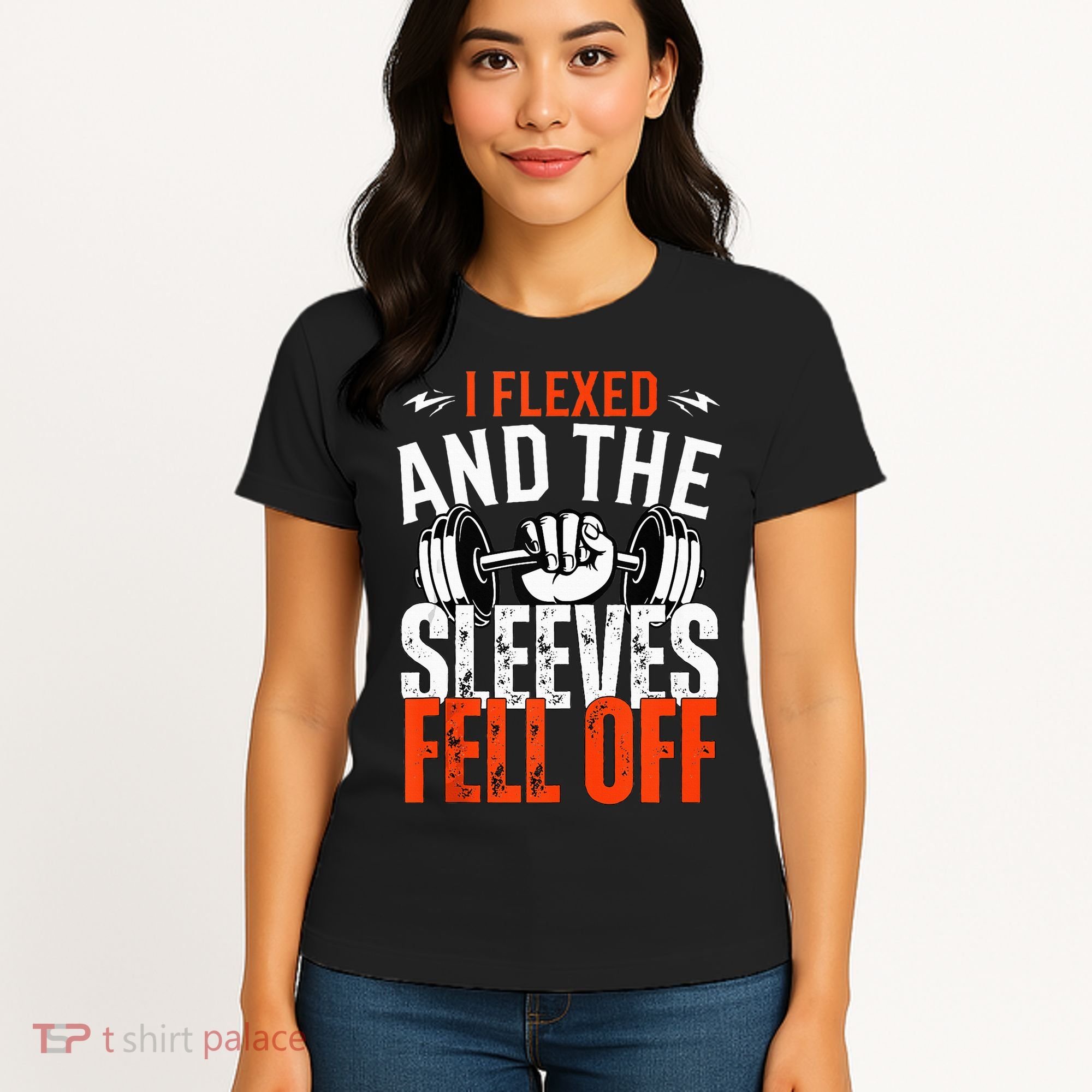 I Flexed and The Sleeves Fell Off Fun Sleeveless Gym Workout Women's T-Shirt