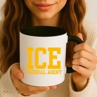 Ice Federal Agent Halloween Costume Police Immigration Coffee Mug thumb 3