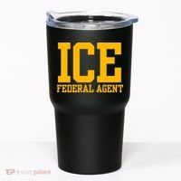 Ice Federal Agent Halloween Costume Police Immigration Tumbler thumb 0