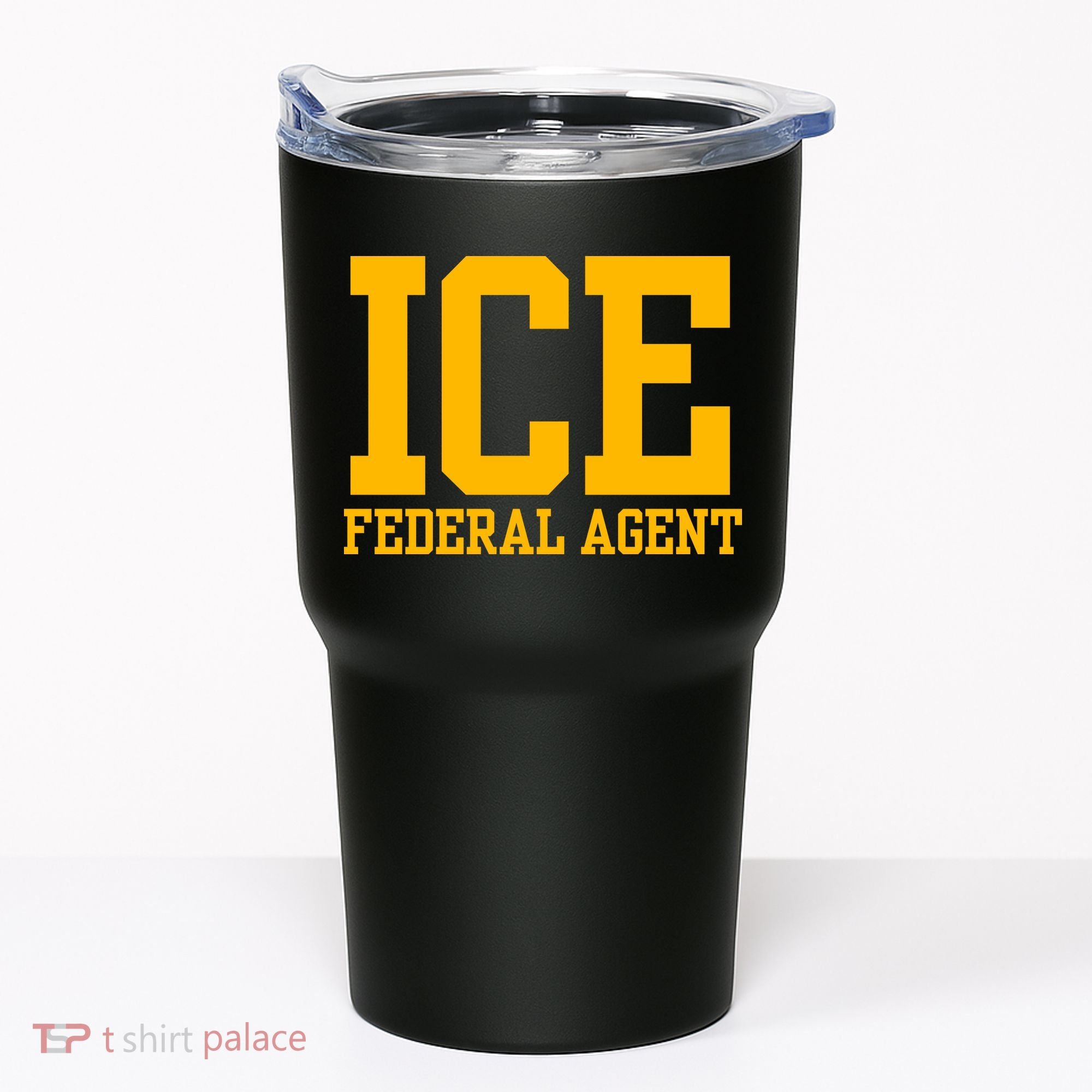 Ice Federal Agent Halloween Costume Police Immigration Tumbler