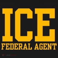 Ice Federal Agent Halloween Costume Police Immigration Ornament thumb 1