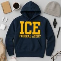 Ice Federal Agent Halloween Costume Police Immigration Hoodie thumb 3
