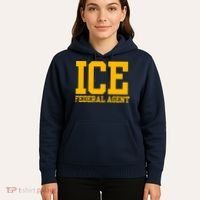 Ice Federal Agent Halloween Costume Police Immigration Hoodie thumb 5