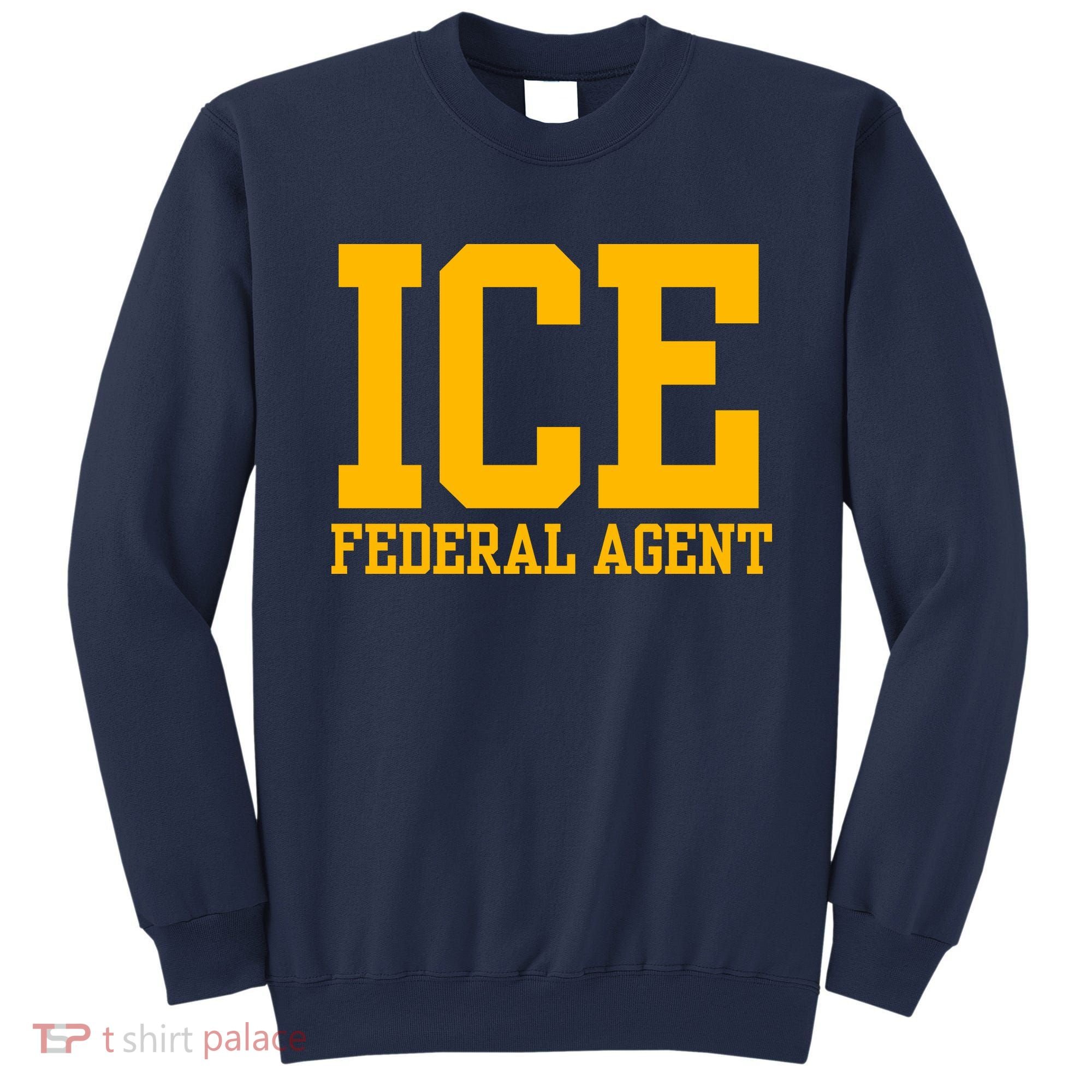 Ice Federal Agent Halloween Costume Police Immigration Sweatshirt