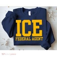 Ice Federal Agent Halloween Costume Police Immigration Sweatshirt thumb 2