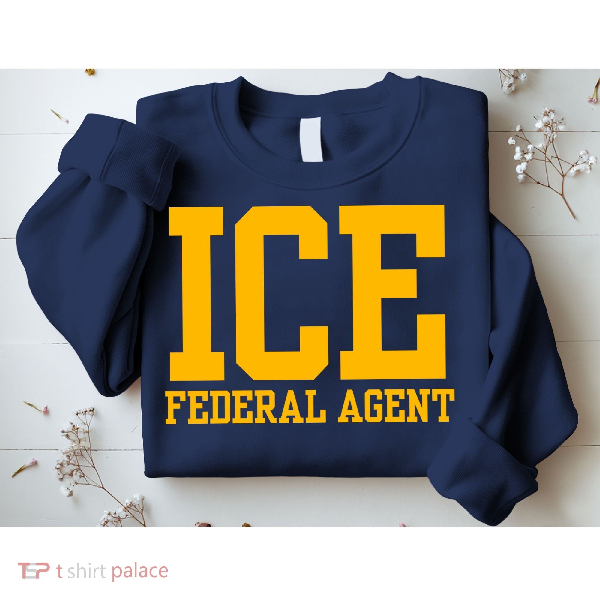 Ice Federal Agent Halloween Costume Police Immigration Sweatshirt