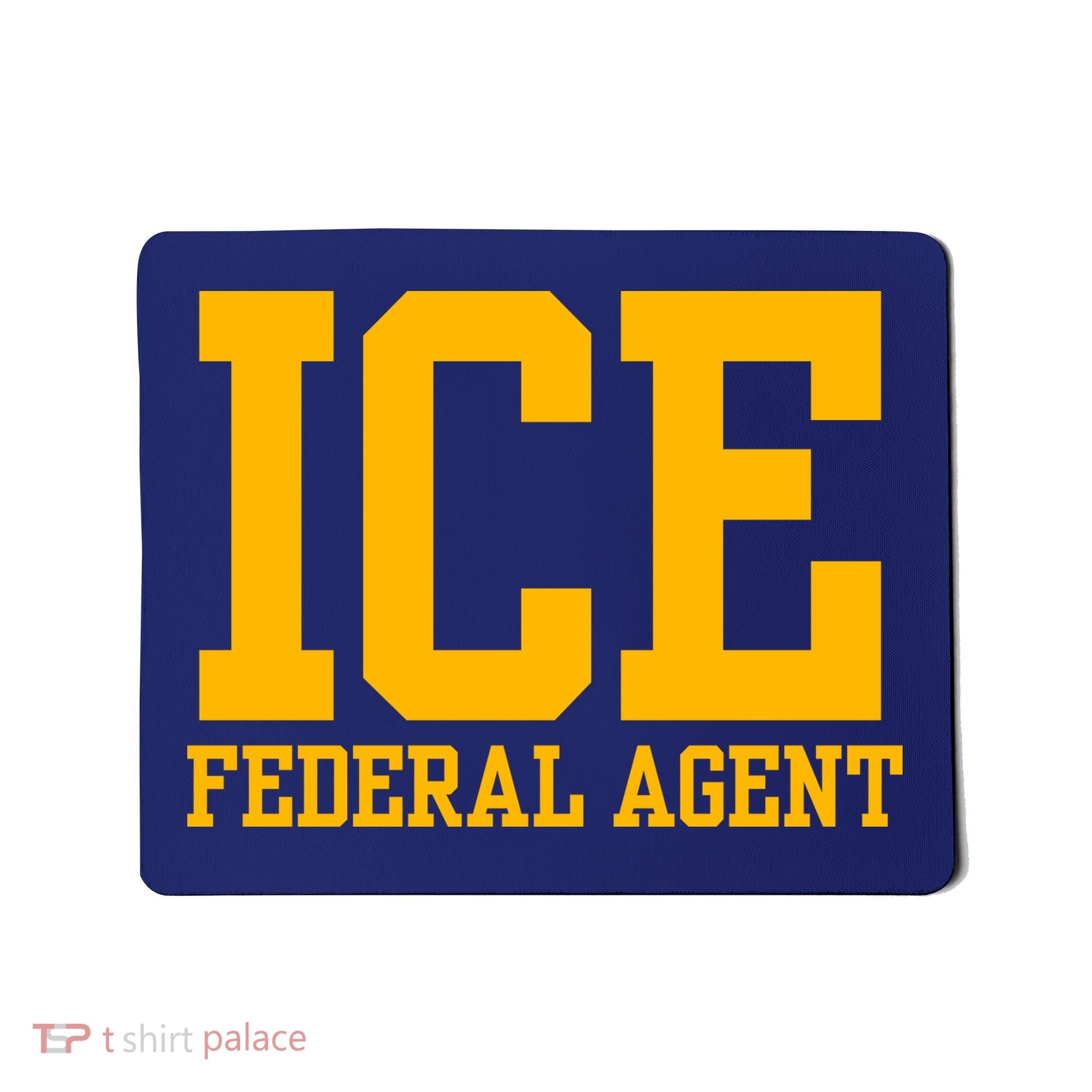 Ice Federal Agent Halloween Costume Police Immigration Mousepad
