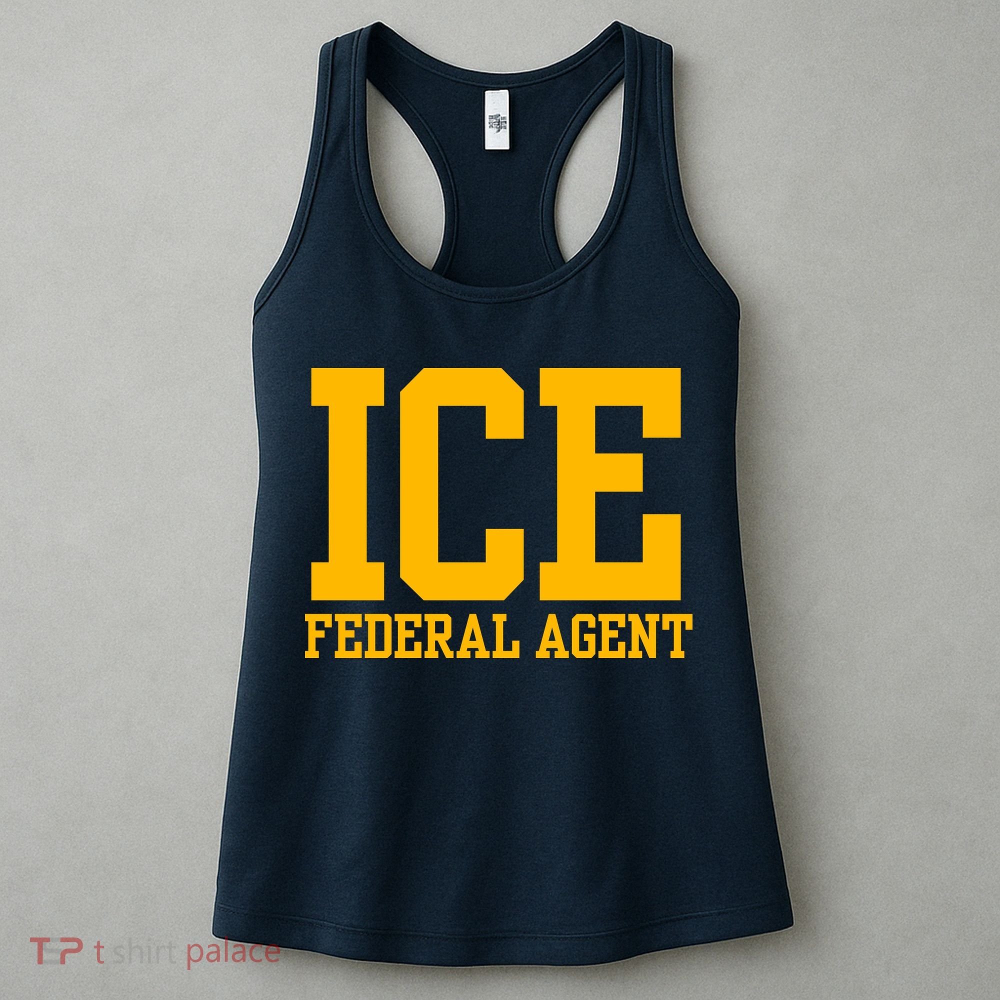 Ice Federal Agent Halloween Costume Police Immigration Women's Tank Top