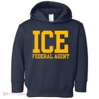 Ice Federal Agent Halloween Costume Police Immigration Toddler Hoodie thumb 0