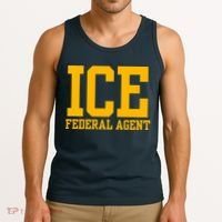 Ice Federal Agent Halloween Costume Police Immigration Tank Top thumb 3