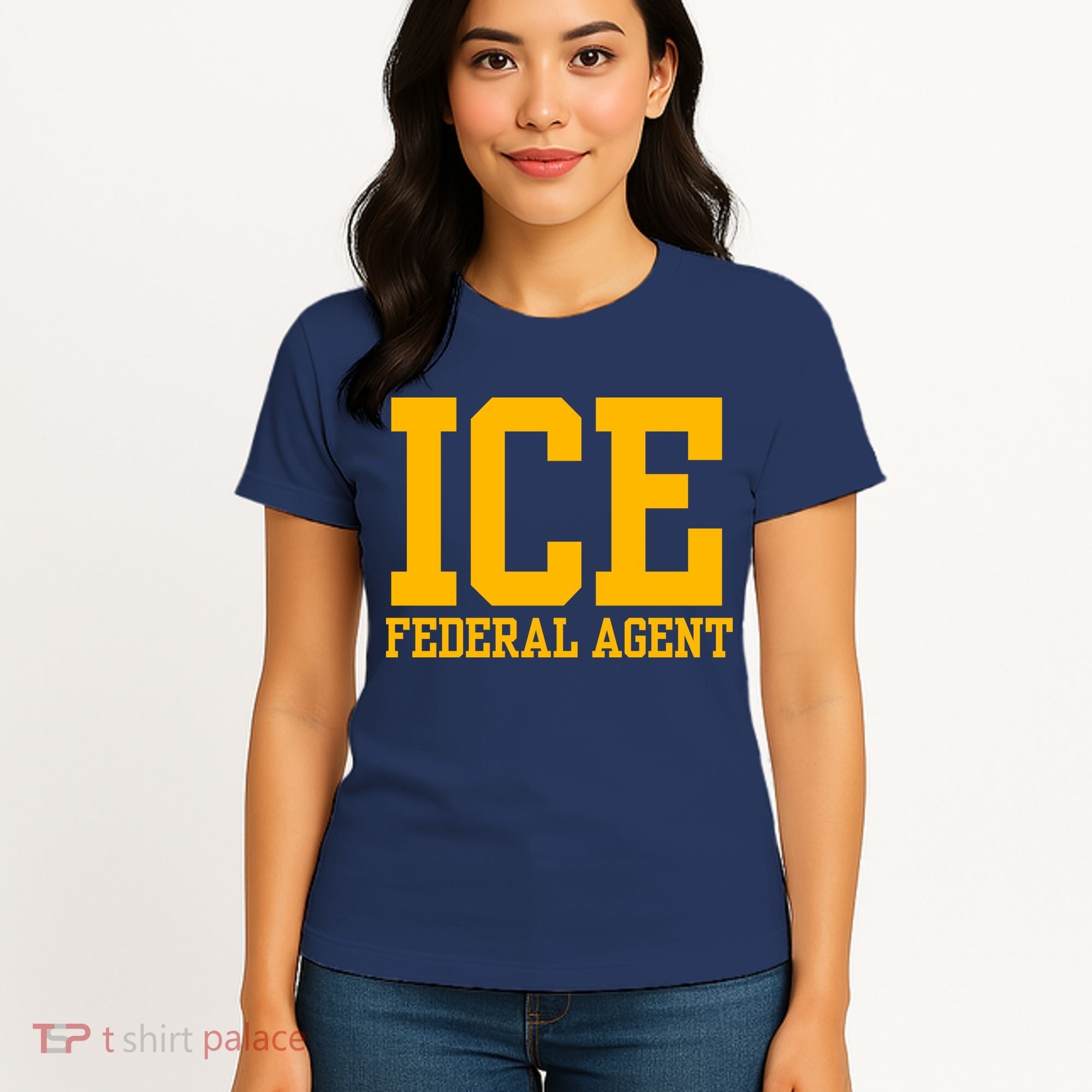 Ice Federal Agent Halloween Costume Police Immigration Women's T-Shirt