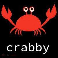 I'm Feeling A Little Crabby Funny Cartoon Crab Ornament thumb 1