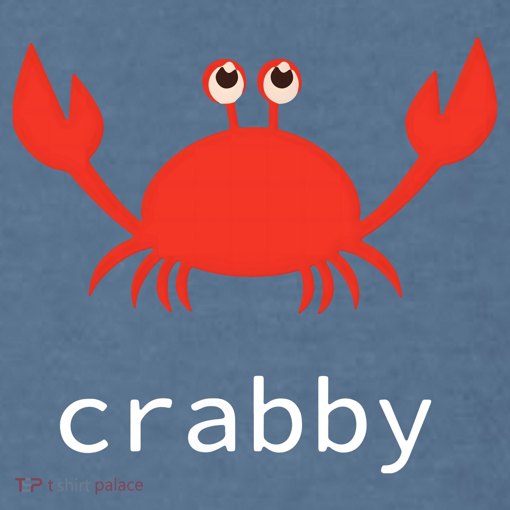 I'm Feeling A Little Crabby Funny Cartoon Crab Comfort Colors Garment-Dyed Hooded Sweatshirt