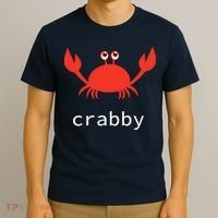 I'm Feeling A Little Crabby Funny Cartoon Crab T-Shirt thumb 3