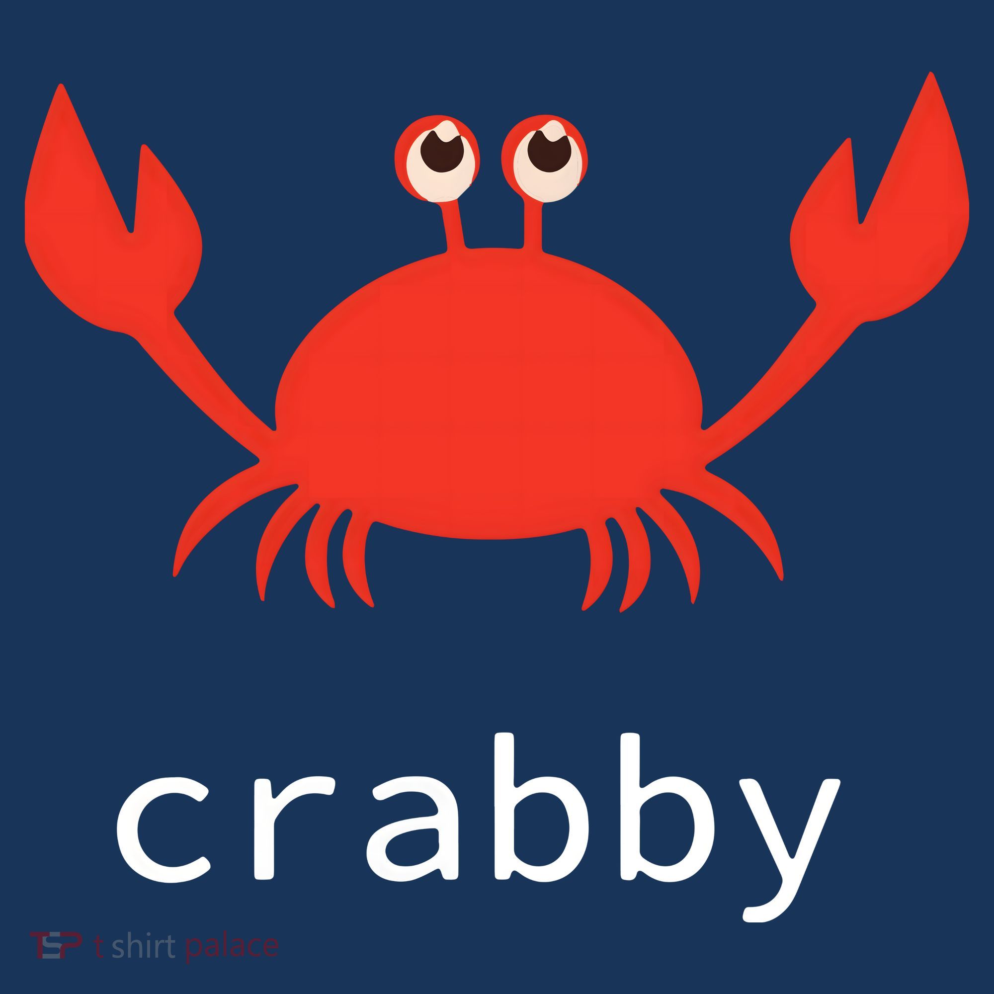 I'm Feeling A Little Crabby Funny Cartoon Crab Kids Sweatshirt