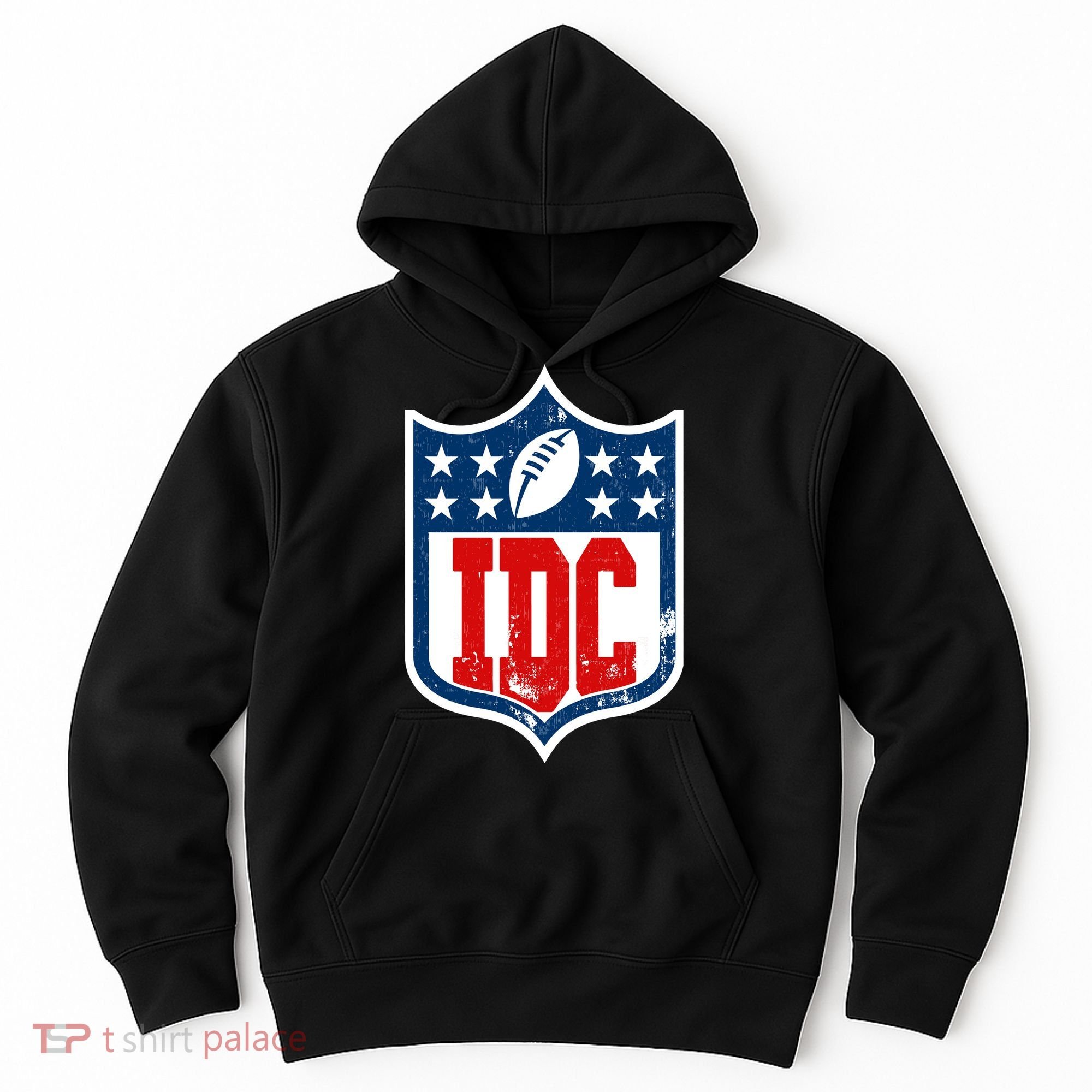 Idc Funny Anti Football I Dont Care Hoodie