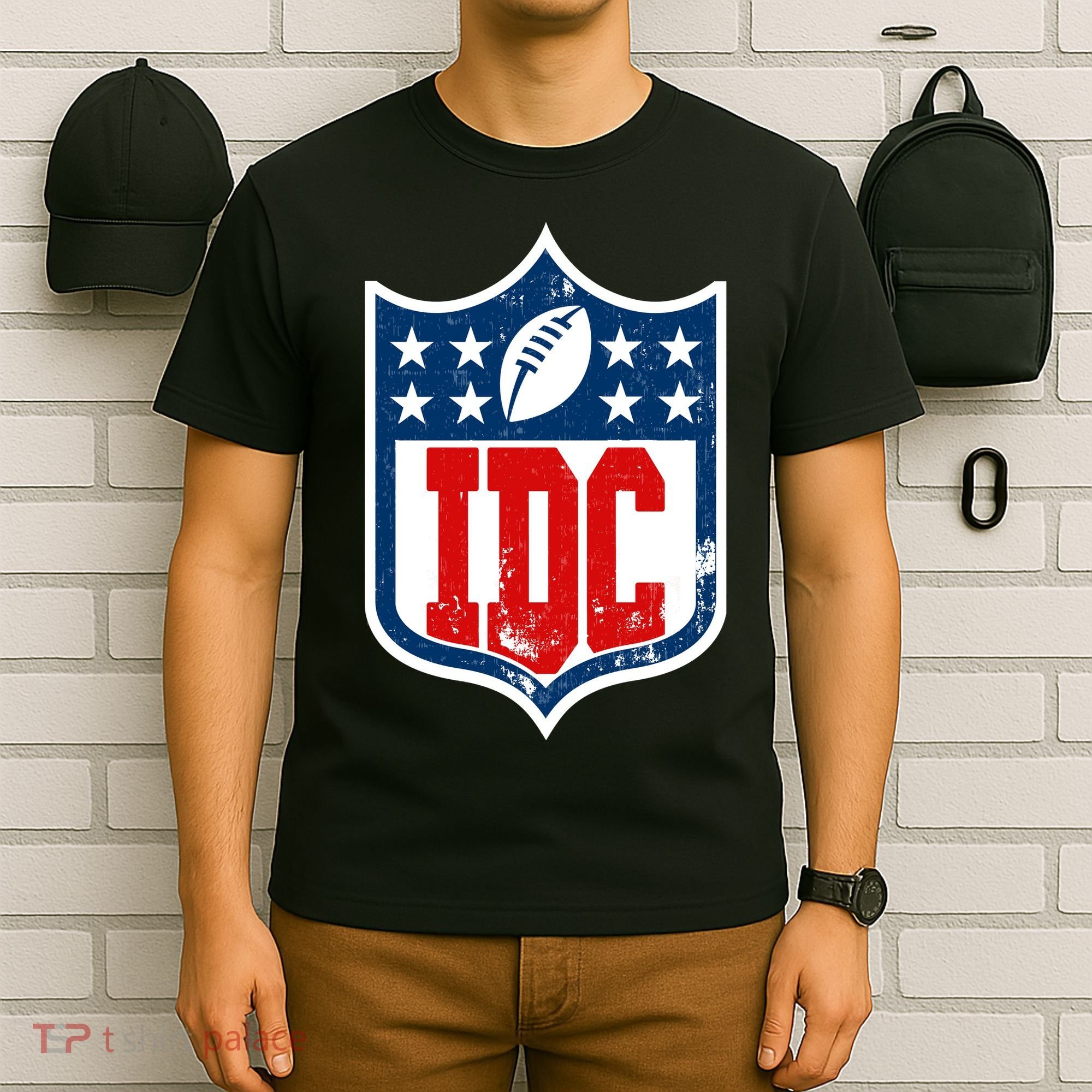 Idc Funny Anti Football I Dont Care T-Shirt