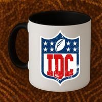 Idc Funny Anti Football I Dont Care Coffee Mug thumb 2