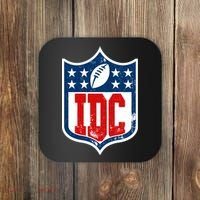Idc Funny Anti Football I Dont Care Coaster thumb 0