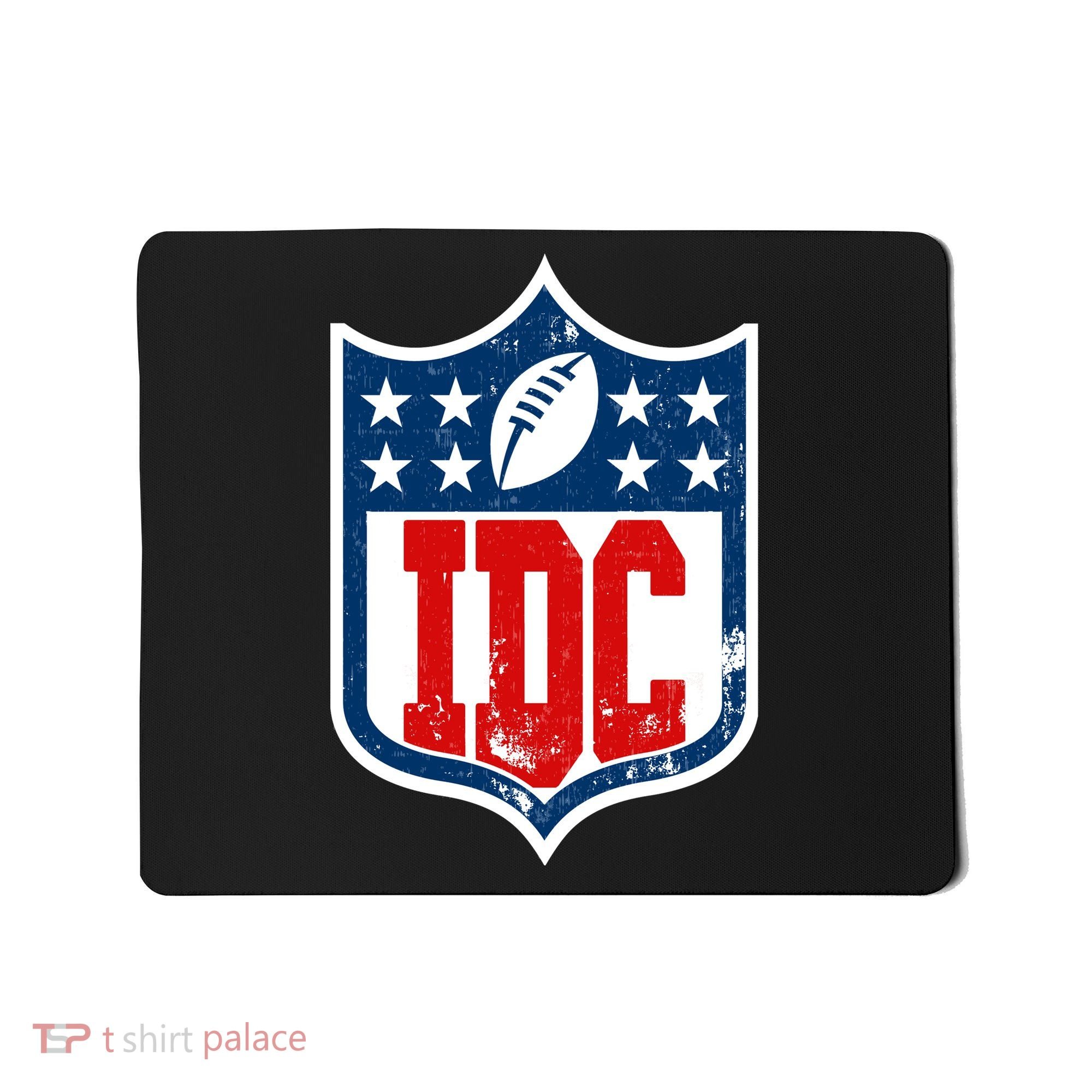 Idc Funny Anti Football I Dont Care Mousepad