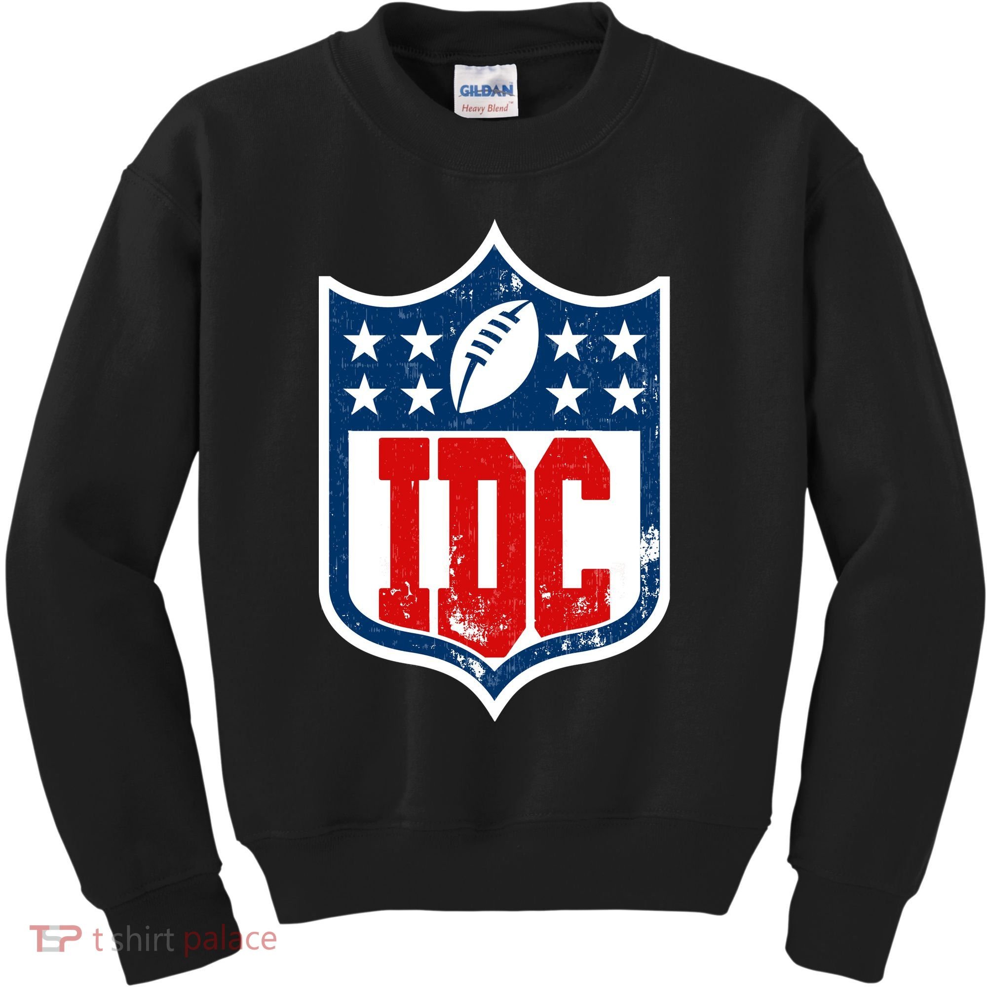 Idc Funny Anti Football I Dont Care Kids Sweatshirt