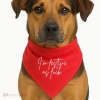 I'm Festive AF USA-Made Doggie Bandana thumb 1