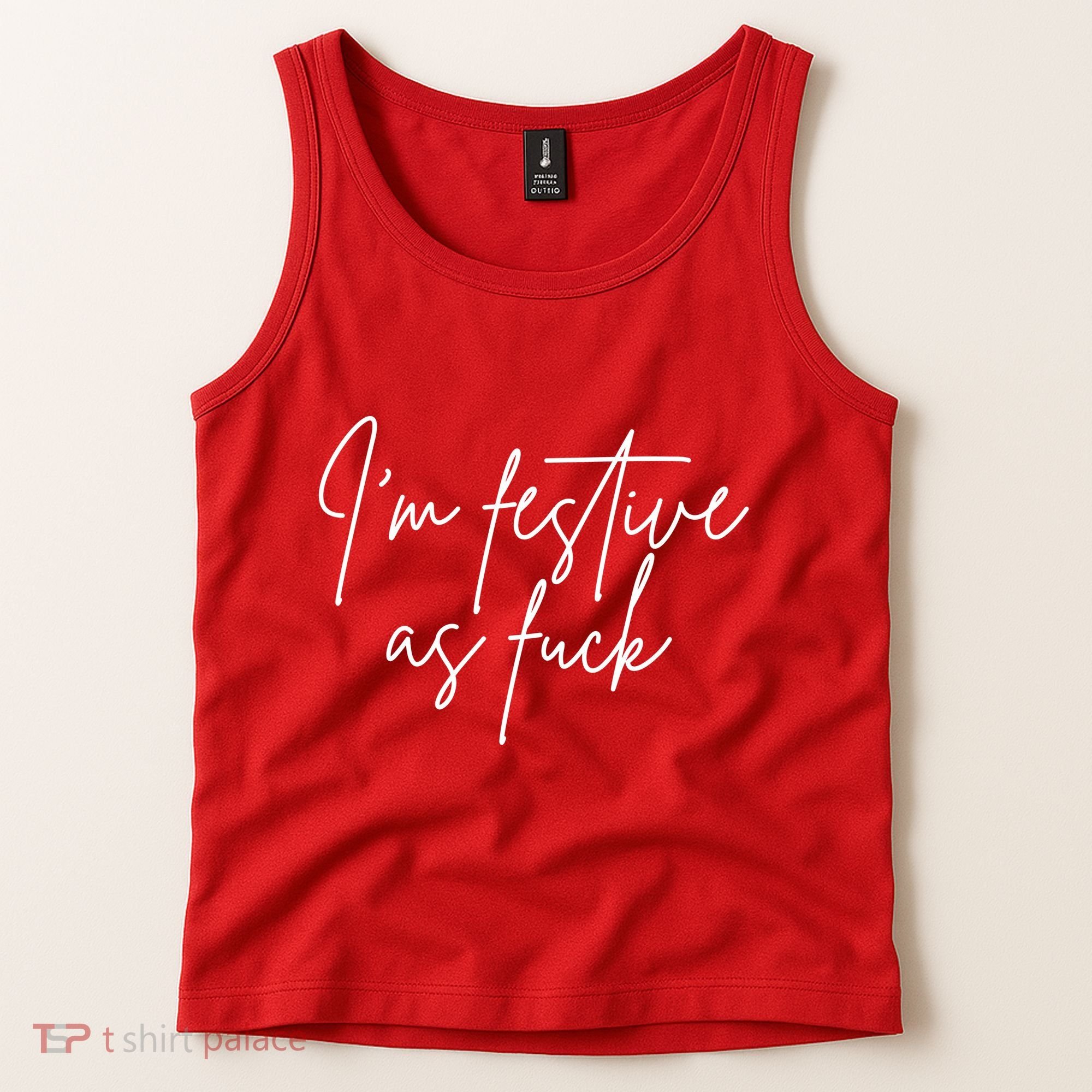 I'm Festive AF Tank Top