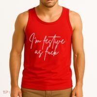 I'm Festive AF Tank Top thumb 3