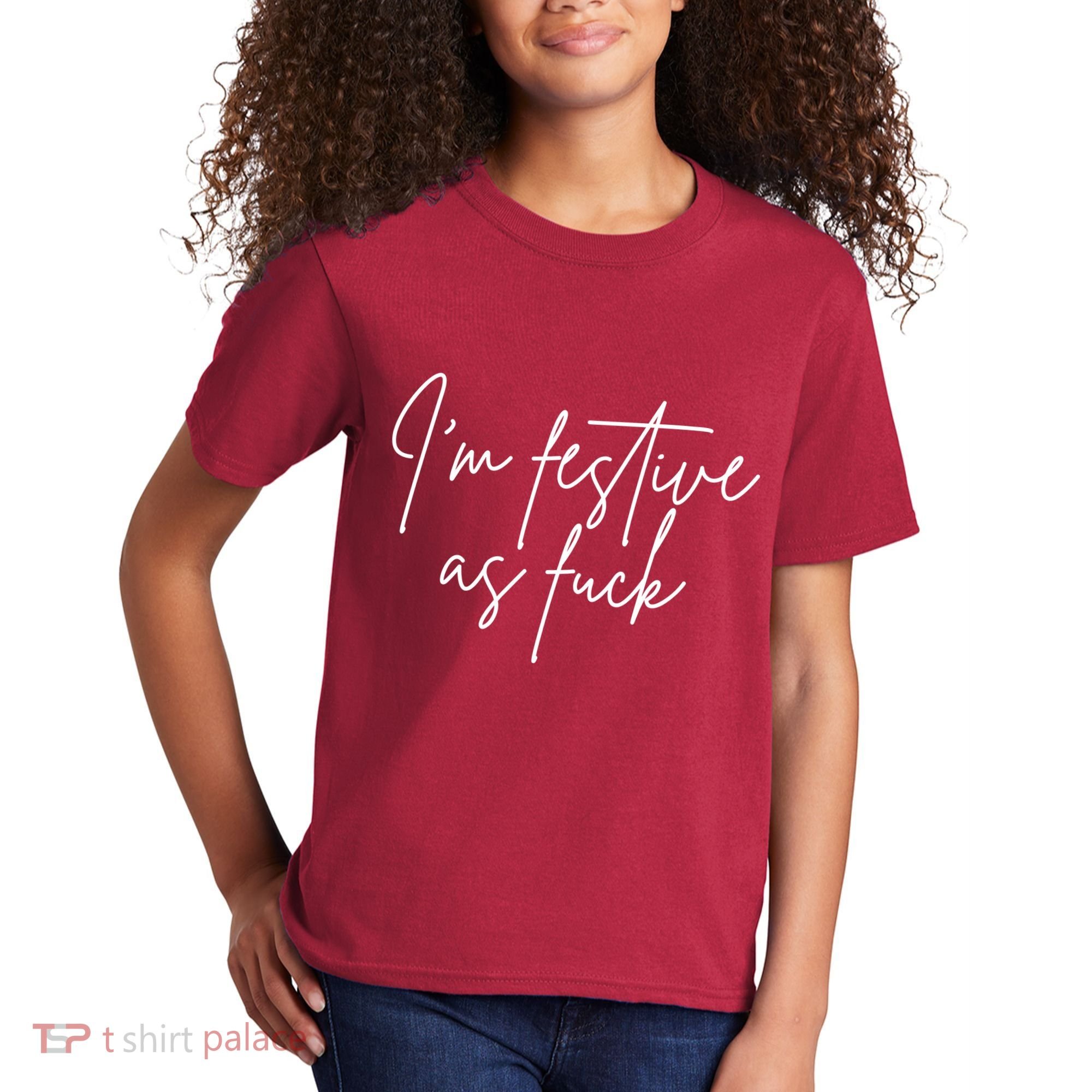 I'm Festive AF Kids T-Shirt