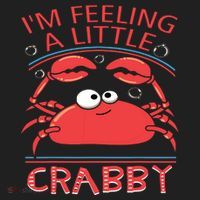 I'm Feeling A Little Crabby Funny Cartoon Crab Tumbler thumb 3