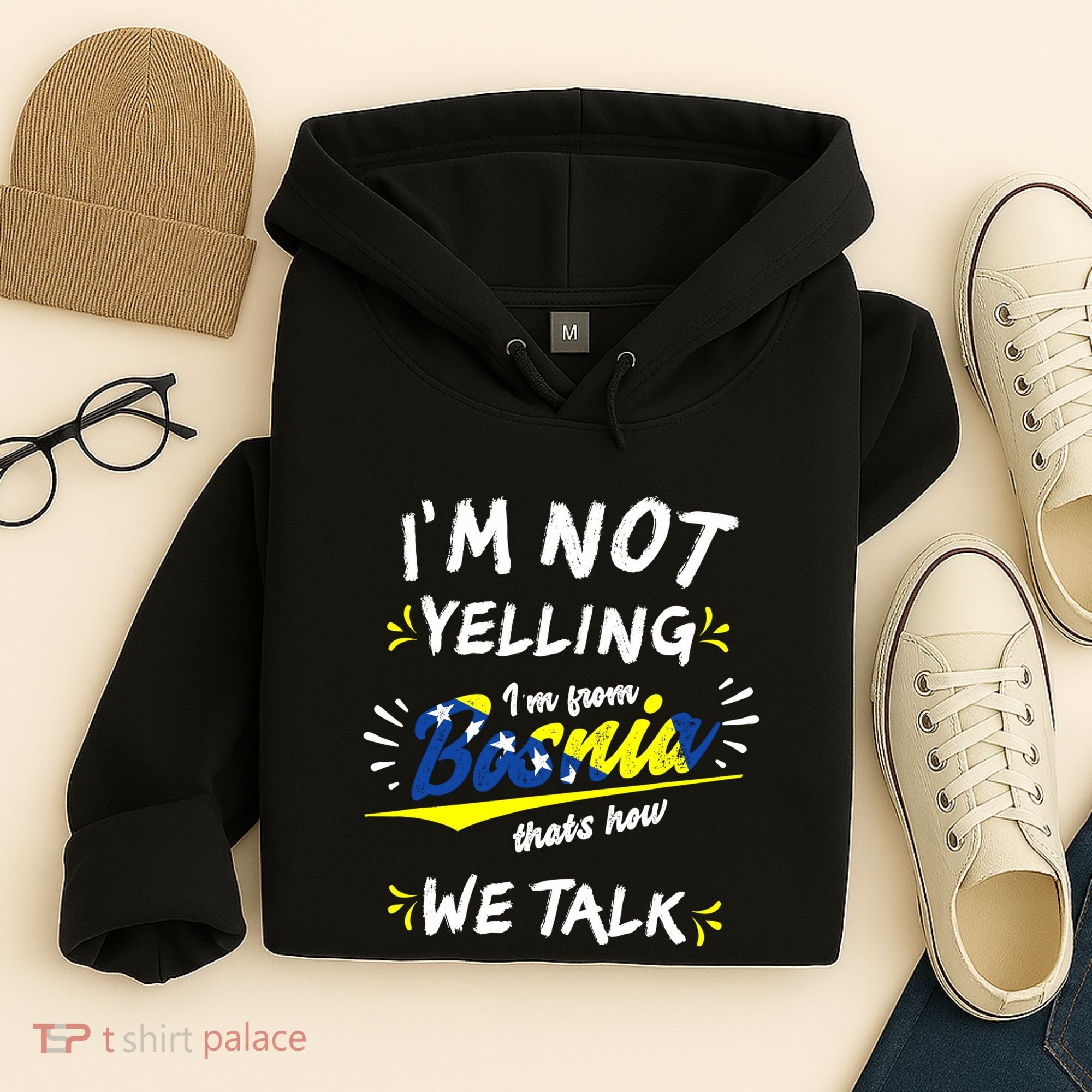 IM From Bosnia For All Bosnian Hoodie
