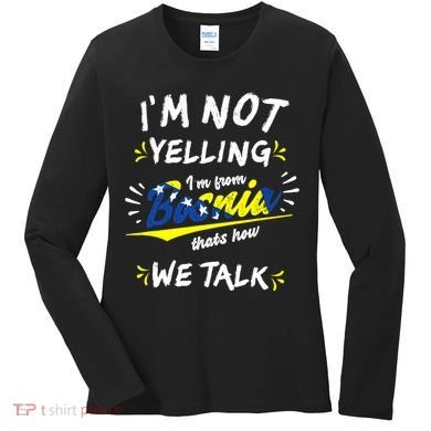 IM From Bosnia For All Bosnian Women's Long Sleeve Shirt