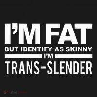 IM Fat But Identify As Skinny IM Transslender Baby Bodysuit thumb 2