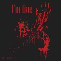 I'm Fine Bloody Halloween Women's Sweatshirt thumb 2